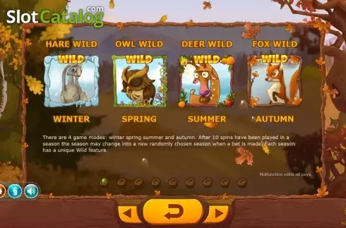 Скрин7. Seasons (Yggdrasil) слот