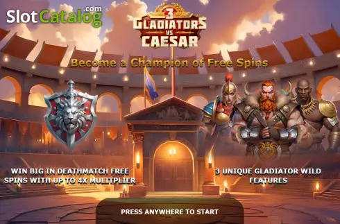 Скрин2. 3 Gladiators vs Caesar слот