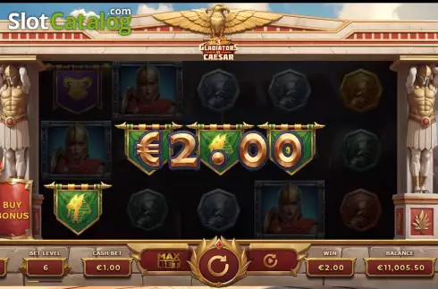 Скрин5. 3 Gladiators vs Caesar слот