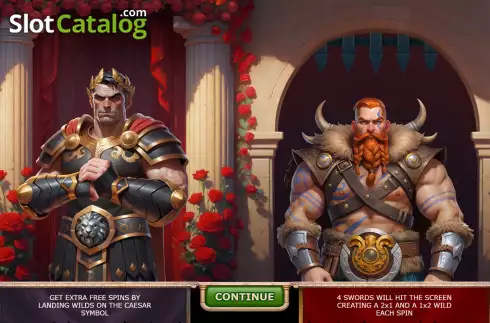 Скрин8. 3 Gladiators vs Caesar слот