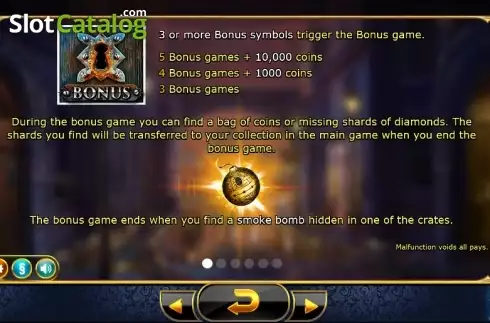 Скрин6. Holmes and the Stolen Stones слот