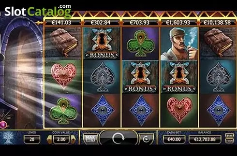 Скрин4. Holmes and the Stolen Stones слот