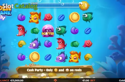 Скрин2. Golden Fish Tank Party слот
