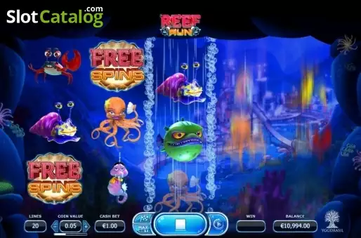 Скрин7. Reef Run слот