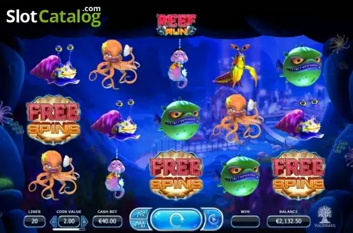 Скрин8. Reef Run слот