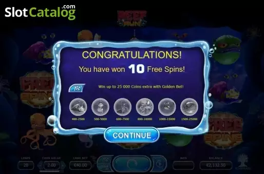 Скрин9. Reef Run слот