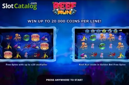 Скрин2. Reef Run слот
