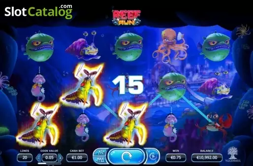Скрин5. Reef Run слот