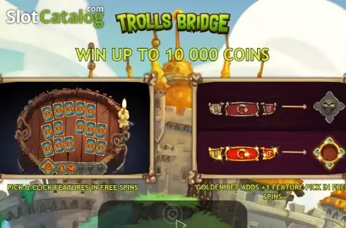 Скрин2. Trolls Bridge (Yggdrasil) слот