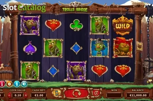 Скрин3. Trolls Bridge (Yggdrasil) слот