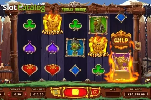 Скрин5. Trolls Bridge (Yggdrasil) слот