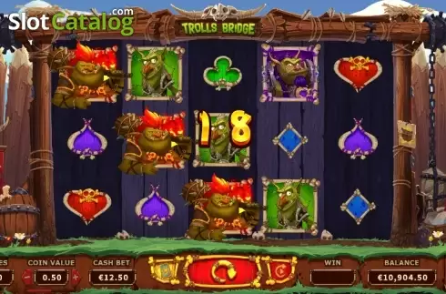 Скрин6. Trolls Bridge (Yggdrasil) слот
