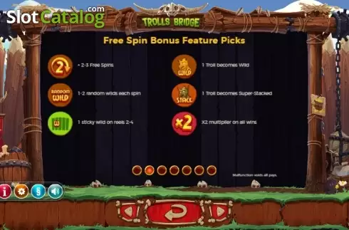 Скрин8. Trolls Bridge (Yggdrasil) слот