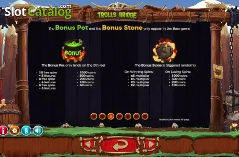 Скрин9. Trolls Bridge (Yggdrasil) слот