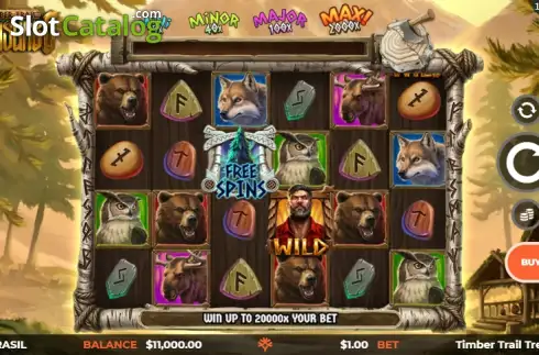 Скрин2. Timber Trail Treasures слот