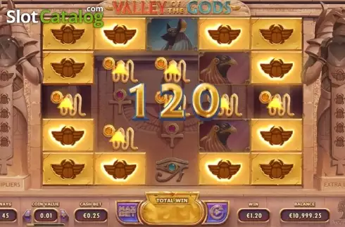 Скрин4. Valley Of The Gods слот