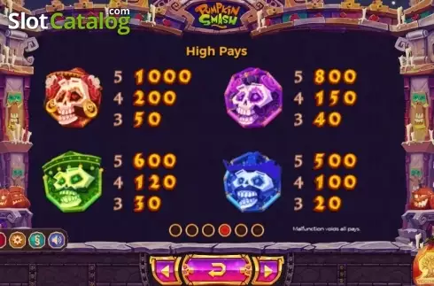 Скрин7. Pumpkin Smash слот