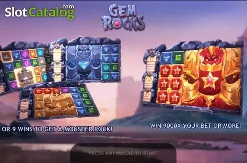 Скрин2. Gem Rocks слот