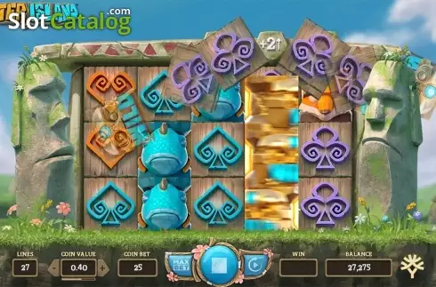 Скрин3. Easter Island (Yggdrasil) слот