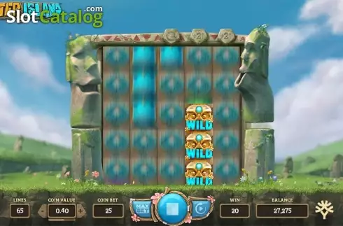 Скрин6. Easter Island (Yggdrasil) слот