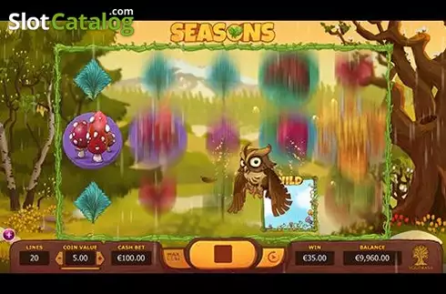 Скрин4. Seasons (Yggdrasil) слот