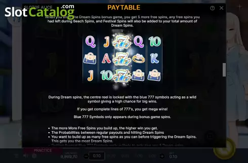Скрин8. Slot Alice слот