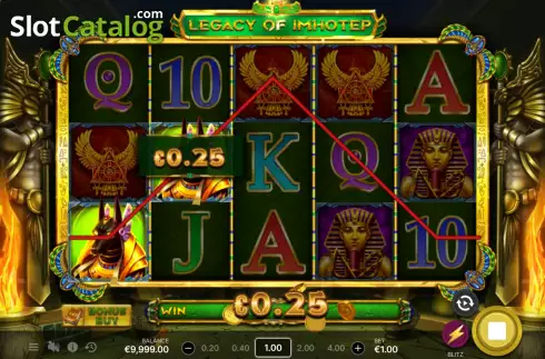 Скрин3. Legacy of Imhotep слот