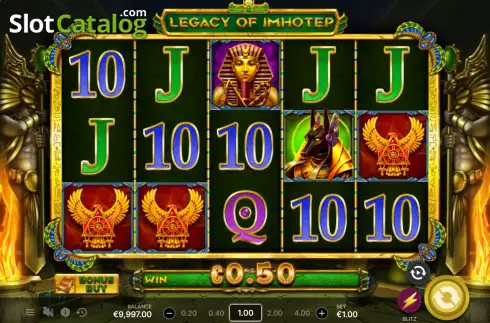 Скрин4. Legacy of Imhotep слот
