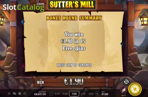 Скрин9. Sutter’s Mill слот