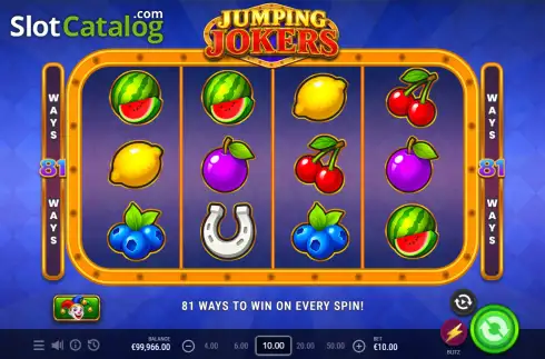 Скрин2. Jumping Jokers (Yolted) слот
