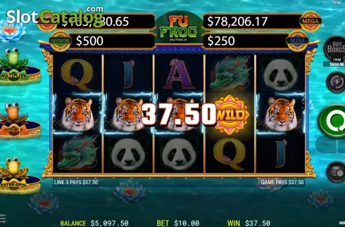 Скрин6. Fu Frog Animals слот