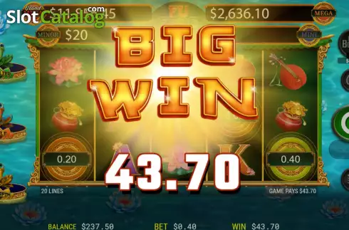 Скрин3. Fu Frog Garden слот