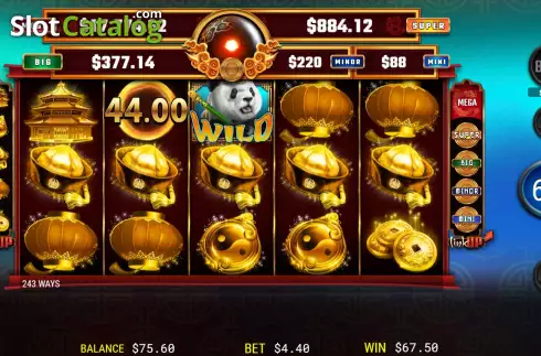 Скрин2. Panda Vs Master Wu слот