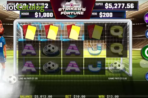 Скрин3. Striker's Fortune слот