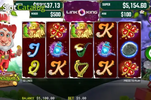 Скрин2. Link King Leprechaun's Hideout слот