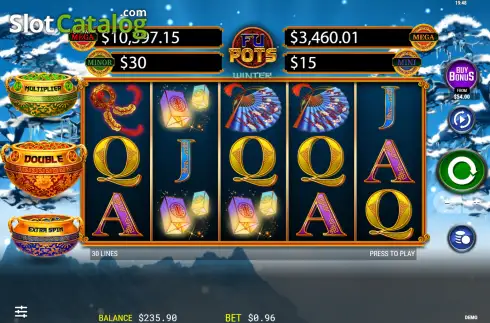 Скрин2. Fu Pots Winter слот