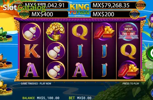 Скрин2. King Fu Frog Spirits слот