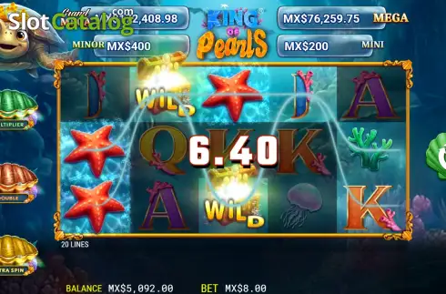 Скрин3. King of Pearls слот
