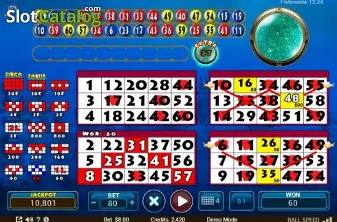 Скрин3. Fishmania Bingo слот