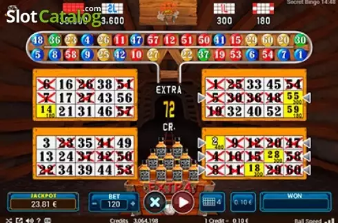 Скрин2. Secret Bingo слот