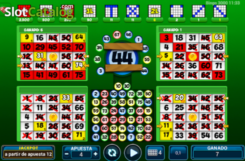 Скрин2. Bingo 3000 слот