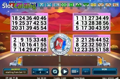 Скрин2. Bingo Trucks слот