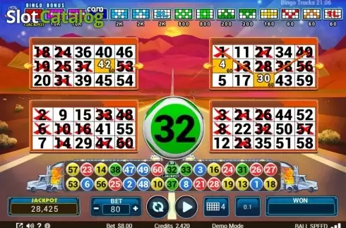 Скрин3. Bingo Trucks слот