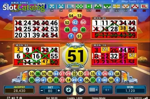 Скрин6. Bingo Trucks слот