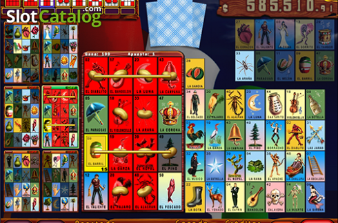 Скрин2. La Loteria Mexicana Bonus слот
