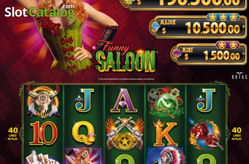 Скрин4. Funny Saloon слот