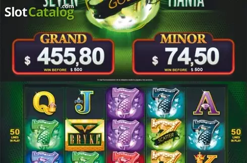 Скрин2. Seven Gold Mania слот