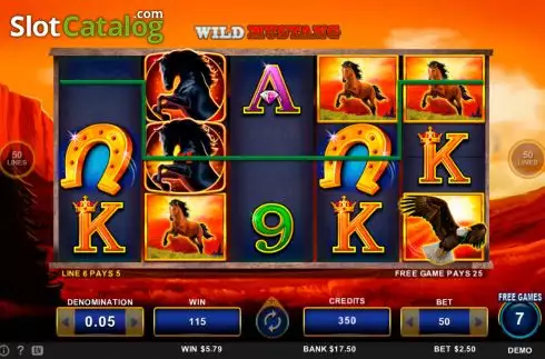 Скрин4. Wild Mustang слот