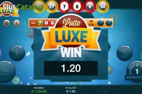 Скрин5. Lotto Luxe слот