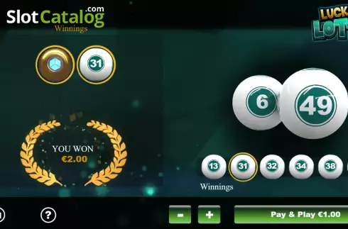 Скрин7. Lucky Lotto (NewAge Games) слот